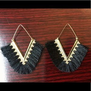 Lovely Triangular Tassel Earrings!
